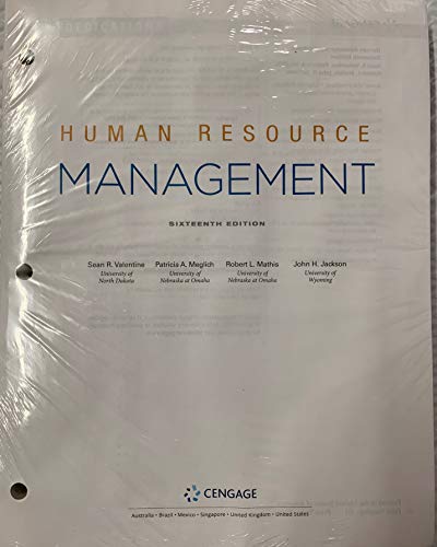 9781337916646: Human Resource Management