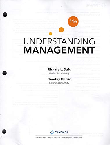 Beispielbild fr Understanding Management (11th Edition), Standalone Book zum Verkauf von Textbooks_Source