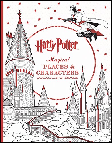 9781338030013: Harry Potter Magical Places & Characters Coloring Book: Official Coloring Book, The