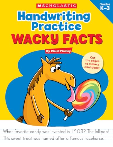 Imagen de archivo de Handwriting Practice: Wacky Facts a la venta por SecondSale