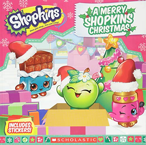 9781338038002: A Merry Shopkins Christmas (Shopkins: 8x8 with stickers)