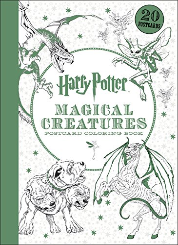 9781338054590: Harry Potter Magical Creatures Postcard Coloring Book