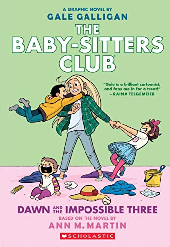 Beispielbild fr Dawn and the Impossible Three: A Graphic Novel (The Baby-sitters Club #5): Full-Color Edition (5) (The Baby-Sitters Club Graphix) zum Verkauf von Wonder Book
