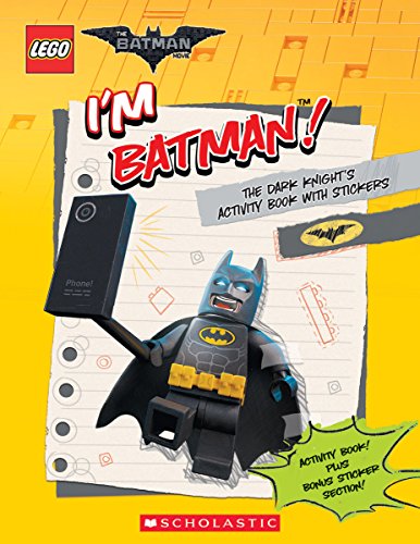 Imagen de archivo de I'm Batman! The Dark Knight's Activity Book with Stickers (The LEGO Batman Movie) a la venta por SecondSale