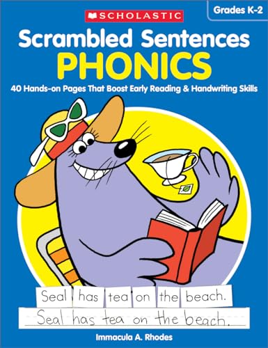 9781338112986: SCRAMBLED SENTENCES PHONICS: 40 Hands-On Pages That Boost Early Reading & Handwriting Skills