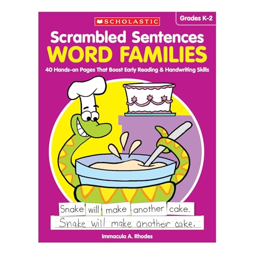 Beispielbild fr Scrambled Sentences: Word Families zum Verkauf von Blackwell's