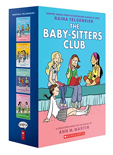 Stock image for The Baby-Sitters Club Graphic Novels #1-4: A Graphix Collection: Full Color Edition (The Baby-Sitters Club Graphix) for sale by BooksRun
