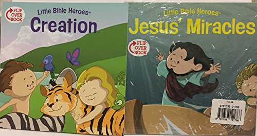 Stock image for Little Bible Heroes 8-pack Flip-Over-Books: Creation to Jesus' Miracles for sale by Better World Books: West