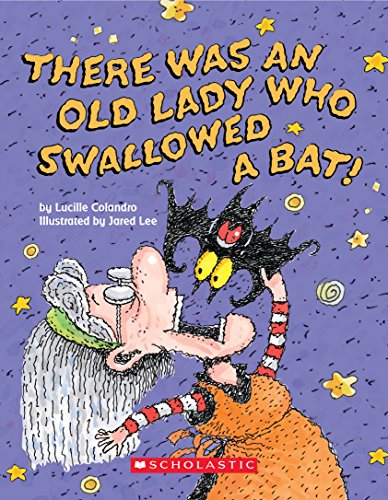 9781338135800: There Was an Old Lady Who Swallowed a Bat! (Board Book)