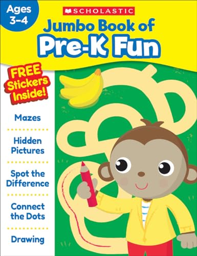 Imagen de archivo de Jumbo Book of Pre-K Fun Workbook a la venta por Dream Books Co.