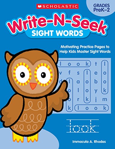 9781338180220: Sight Words: Motivating Practice Pages to Help Kids Master Sight Words (Write-n-Seek)