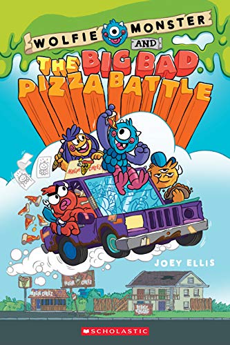 Imagen de archivo de Wolfie Monster and the Big Bad Pizza Battle: A Graphic Novel a la venta por Half Price Books Inc.