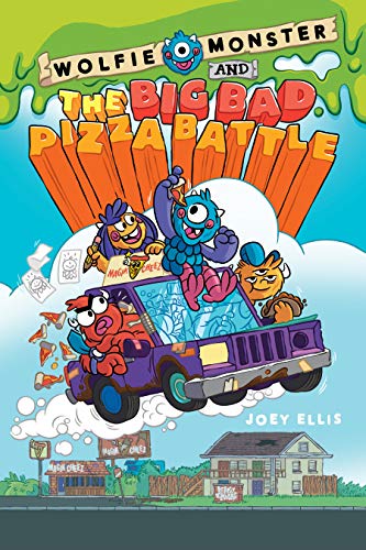 Stock image for Wolfie Monster and the Big Bad Pizza Battle: a Graphic Novel (Library Edition) for sale by Better World Books