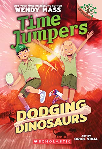 Beispielbild fr Dodging Dinosaurs: A Branches Book (Time Jumpers #4) (4) zum Verkauf von Goodwill of the Olympics and Rainier Region