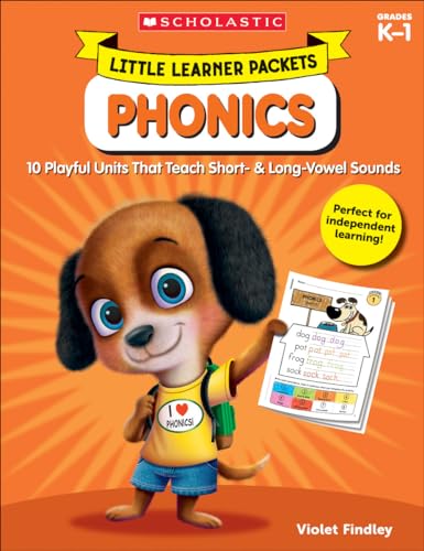 Stock image for Little Learner Packets: Phonics: 10 Playful Units That Teach Short- Long-Vowel Sounds for sale by Goodwill of Colorado