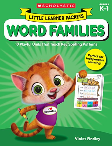 Stock image for Little Learner Packets: Word Families: 10 Playful Units That Teach Key Spelling Patterns for sale by Books for Life
