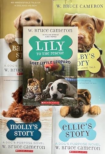 9781338240399: A Dog's Purpose and A Dog's Way Home 5 Book Set: Molly's Story, Bailey's Story, Ellie's Story, Shelby's Story & Lily tot he Rescue