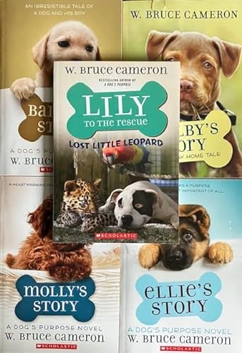 Stock image for A Dog's Purpose and A Dog's Way Home 5 Book Set: Molly's Story, Bailey's Story, Ellie's Story, Shelby's Story & Lily tot he Rescue for sale by SecondSale