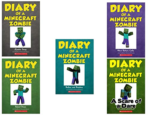 Imagen de archivo de Diary of a Minecraft Zombie 5 Books Collection Vol 1-5 Humor & Funny Stories, Video Games & Gaming, Zombies, Reluctant Reader Appeal a la venta por Half Price Books Inc.