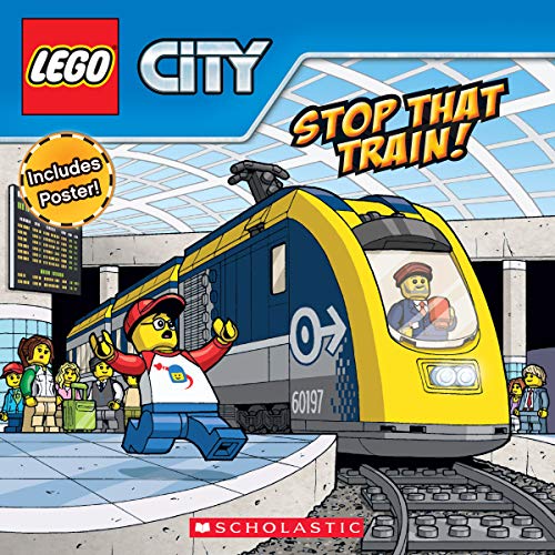 Beispielbild fr Stop That Train! (LEGO City: Storybook with Poster) zum Verkauf von SecondSale