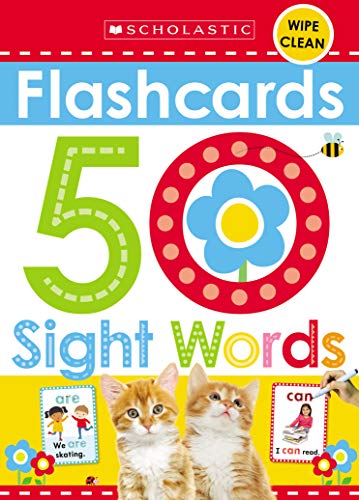 Beispielbild fr 50 Sight Words Flashcards: Scholastic Early Learners (Flashcards) zum Verkauf von Ergodebooks