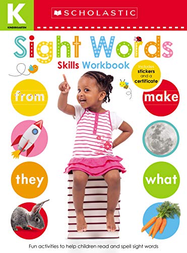 Stock image for Sight Words Kindergarten Workbook: Scholastic Early Learners (Skills Workbook) for sale by SecondSale