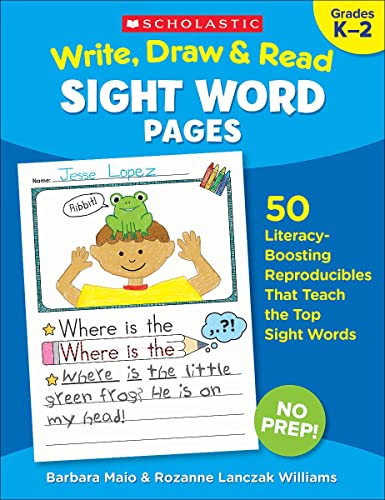 Beispielbild fr Write, Draw &amp; Read Sight Word Pages zum Verkauf von Blackwell's