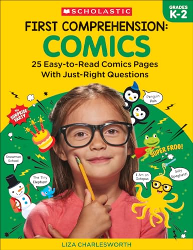 9781338314311: First Comprehension: Comics: 25 Easy-To-Read Comics with Just-Right Questions