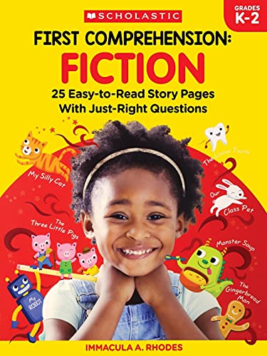 9781338314335: First Comprehension: Fiction: 25 Easy-To-Read Story Pages with Just-Right Questions