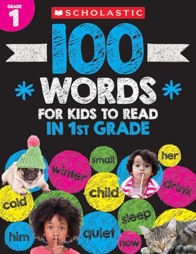 9781338323108: 100 Words for Kids to Read in First Grade Workbook