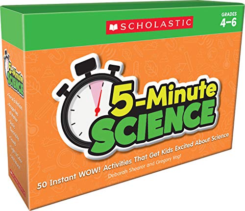 9781338330120: 5-Minute Science: Grades 4-6: Instant Wow! Activities That Get Kids Excited about Science: 50 Instant Wow! Activities That Get Kids Excited About Science