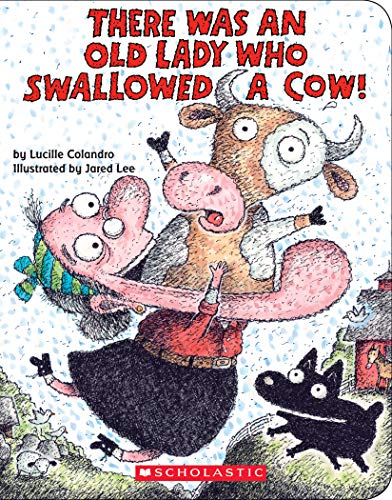 Beispielbild fr There Was an Old Lady Who Swallowed a Cow! (Board Book) zum Verkauf von Blackwell's