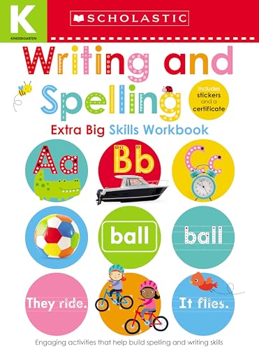 Beispielbild fr Writing and Spelling Kindergarten Workbook: Scholastic Early Learners (Extra Big Skills Workbook) zum Verkauf von Blackwell's