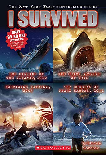 

I Survived 4 Story Paperback Book by Lauren Tarshis
