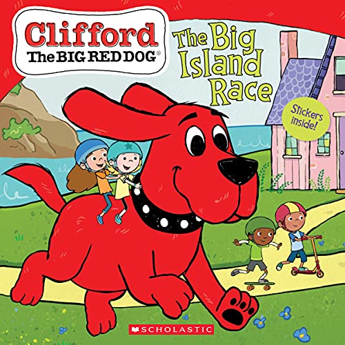 9781338541946: The Big Island Race (Clifford the Big Red Dog Storybook) [With Stickers]