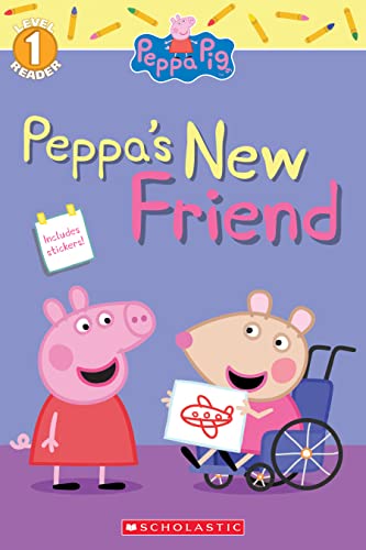 9781338545906: Peppa's New Friend (Peppa Pig Level 1 Reader with Stickers)