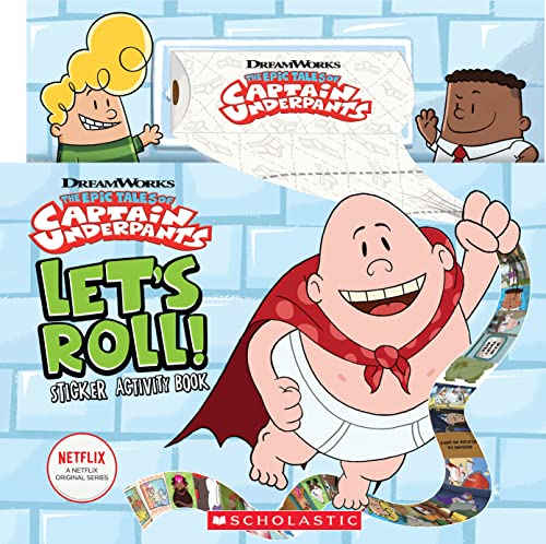 9781338577068: Let's Roll! Sticker Activity Book (Captain Underpants TV)