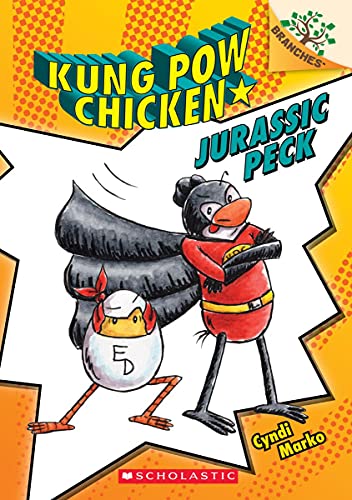 Imagen de archivo de Jurassic Peck: A Branches Book (Kung Pow Chicken #5) (5) a la venta por Red's Corner LLC