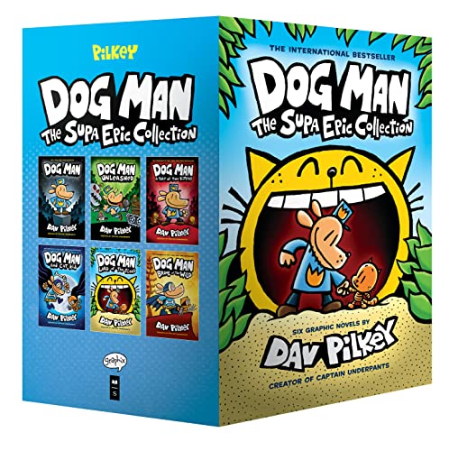 Stock image for Dog Man: The Supa Epic Collection: From the Creator of Captain Underpants (Dog Man #1-6 Box Set) for sale by Hafa Adai Books