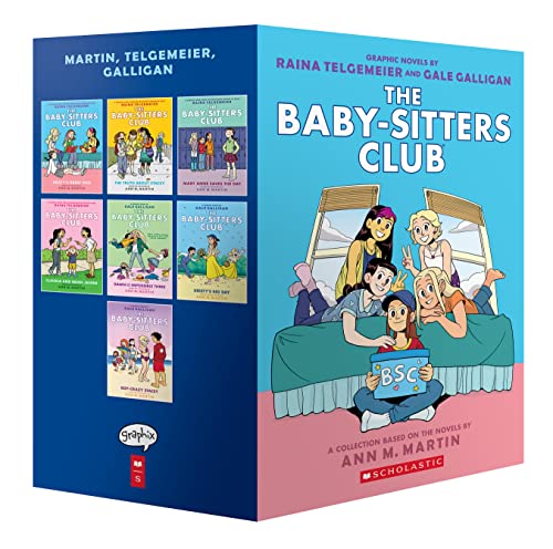 Beispielbild fr The Baby-sitters Club Graphic Novels #1-7: A Graphix Collection: Full Color Edition: Full-Color Edition (The Baby-Sitters Club Graphix) zum Verkauf von BooksRun