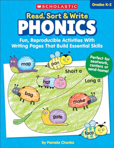 Beispielbild fr Read, Sort & Write: Phonics: Fun, Reproducible Activities with Writing Pages That Build Essential Skills zum Verkauf von Russell Books