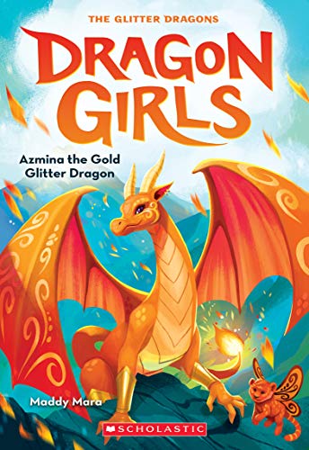 9781338680638: Azmina the Gold Glitter Dragon (Dragon Girls #1)