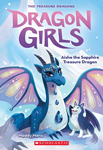 9781338680676: Aisha the Sapphire Treasure Dragon (Dragon Girls #5) (Volume 5)