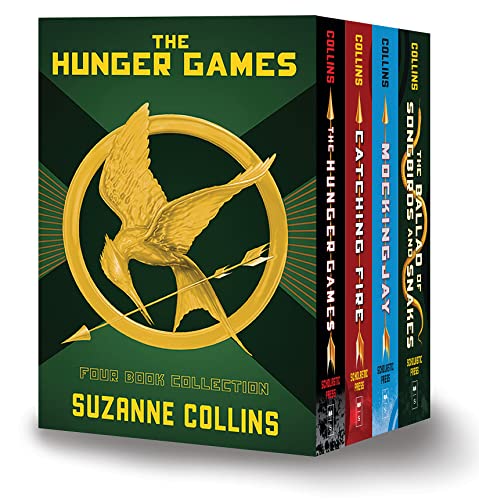 Beispielbild fr Hunger Games 4-Book Hardcover Box Set (The Hunger Games, Catching Fire, Mockingjay, The Ballad of Songbirds and Snakes) zum Verkauf von Bulk Book Warehouse
