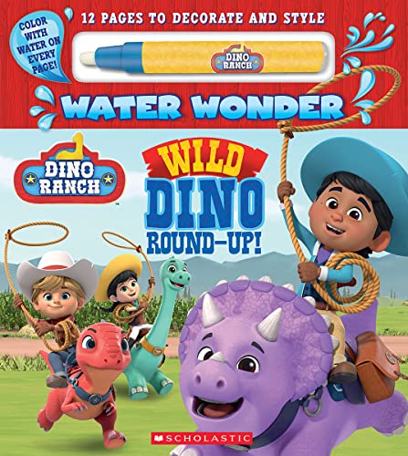Beispielbild fr Wild Dino Round-Up! (A Dino Ranch Water Wonder Storybook) zum Verkauf von SecondSale