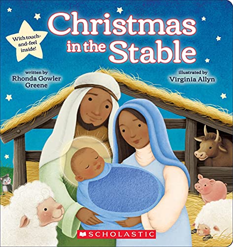 9781338714548: Christmas in the Stable: A touch-and-feel board book