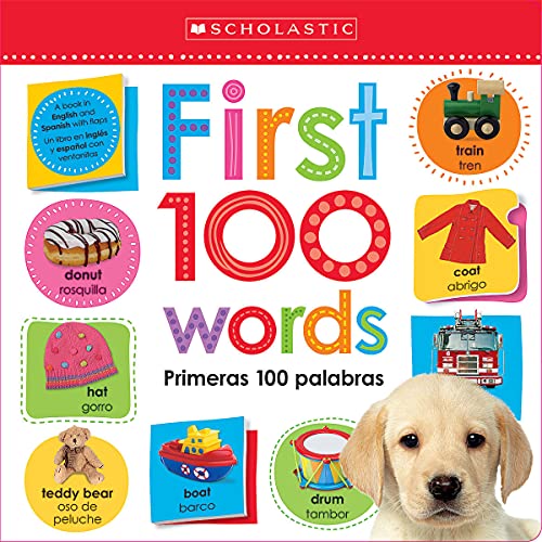 Stock image for First 100 Words / Primeras 100 Palabras: Scholastic Early Learners (Lift the Flap) (Bilingual) for sale by Better World Books