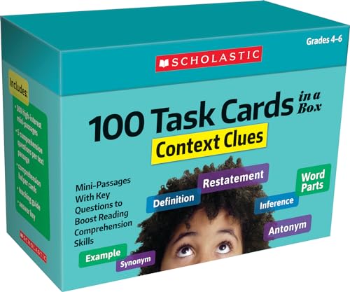Beispielbild fr 100 Task Cards in a Box: Context Clues zum Verkauf von Blackwell's