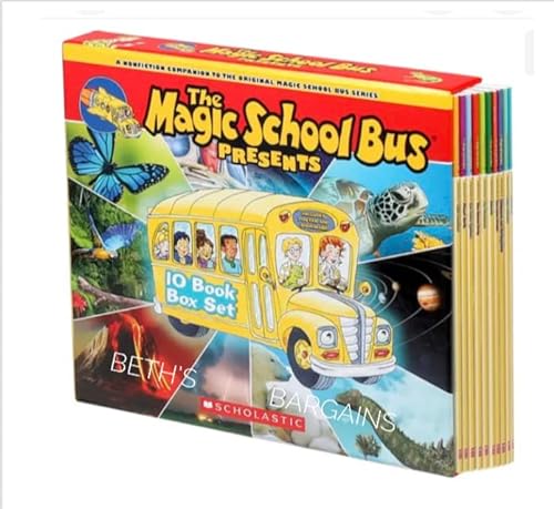 9781338763843: The Magic School Bus 10 Book Set: Dinosaurs, Volcanoes, Earth, Space, Insects, Weather, Solar System, Rain Forest & More