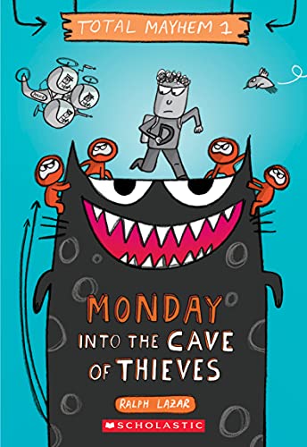 9781338770377: Monday – Into the Cave of Thieves (Total Mayhem #1) (1)